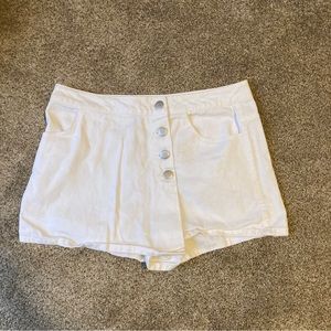 White Skort